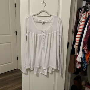 White free people top. Size s